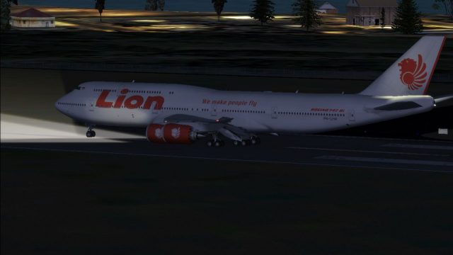 Screenshot 1 — Lion Air Boeing 747-8i