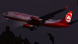Screenshot 2 — Air Berlin Boeing 737-800 BVB Sticker