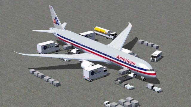 Screenshot 1 — American Airlines Boeing 787-9 N789AA