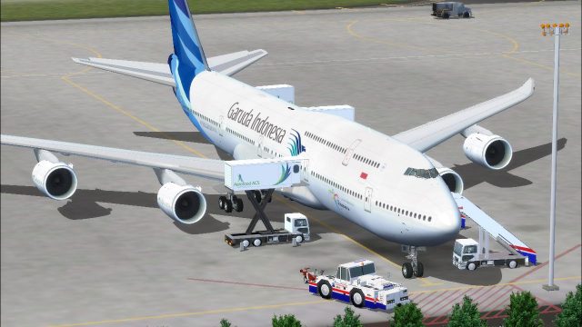 Screenshot 1 — Garuda Indonesia Boeing 747-8i PK-GSX