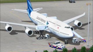 Screenshot 1 — Garuda Indonesia Boeing 747-8i PK-GSX