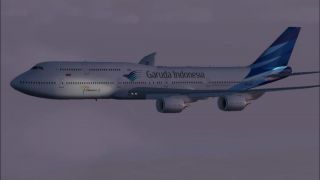 Screenshot 4 — Garuda Indonesia Boeing 747-8i PK-GSX