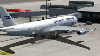Screenshot 1 — Aerolineas Argentinas Airbus A340-300 LV-CEK
