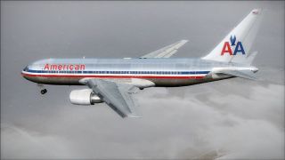 Screenshot 1 — American Airlines Boeing 767-200ER V1.1