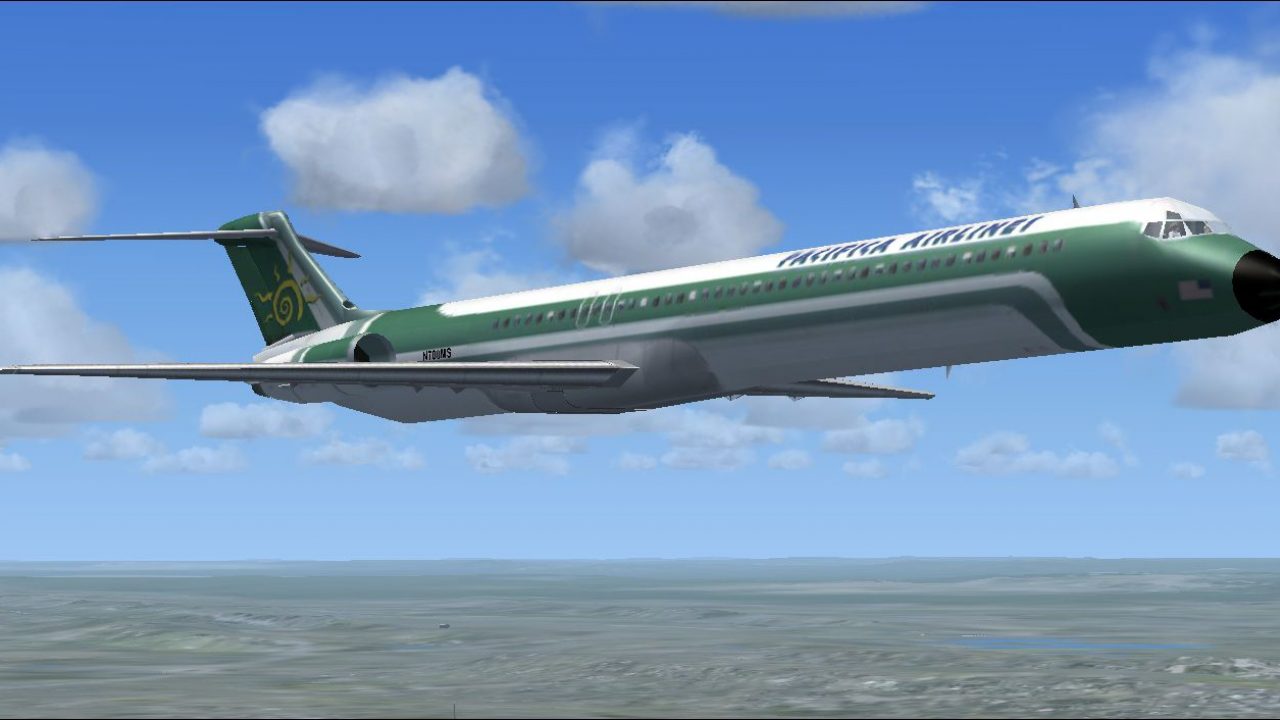 AI McDonnell Douglas MD-83 Made Flyable for FSX