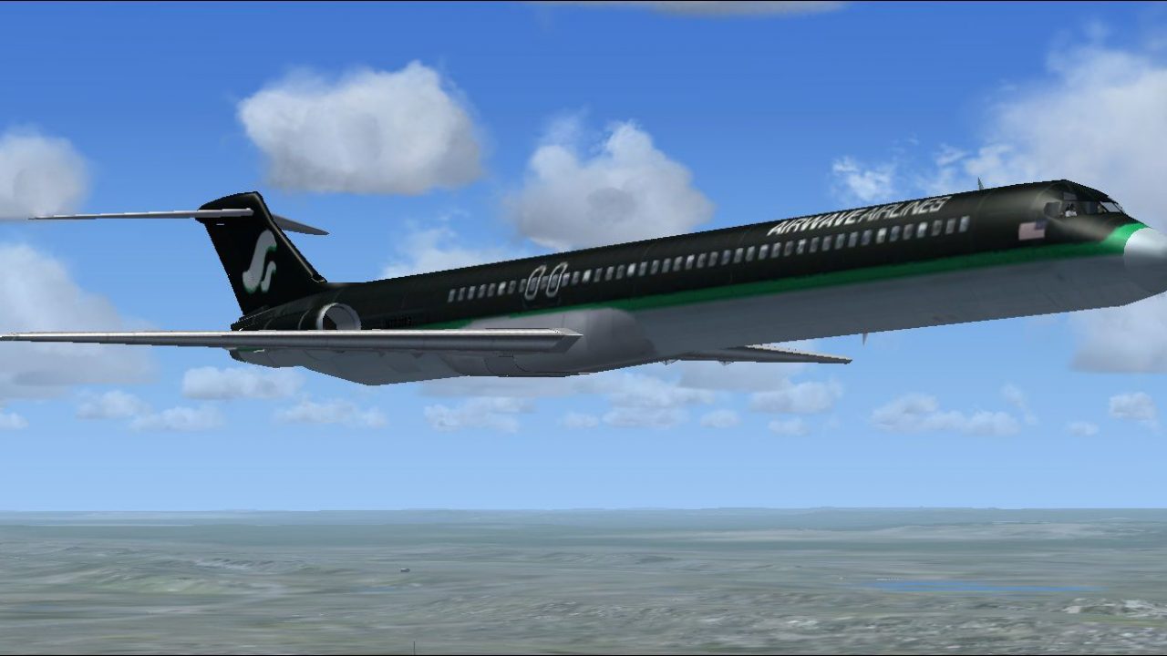 AI McDonnell Douglas MD-83 Made Flyable for FSX