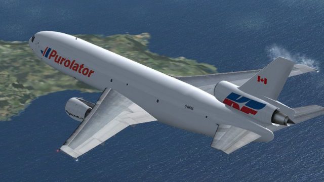Screenshot 1 — Purolator Courier McDonnell Douglas DC-10-30F