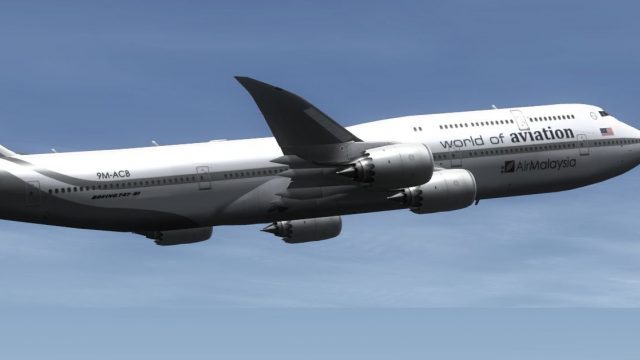 Screenshot 1 — Air Malaysia Boeing 747-800