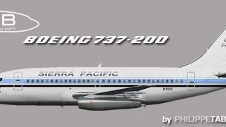 Screenshot 1 — Sierra Pacific Boeing 737-200 ADV N703S
