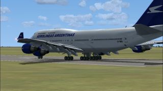 Screenshot 2 — Aerolineas Argentinas Boeing 747-400 3 Pack