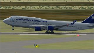 Screenshot 1 — Aerolineas Argentinas Boeing 747-400 3 Pack