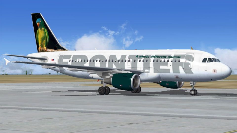 その他 FSX Frontier Airlines Airbus A319-111 for FSX