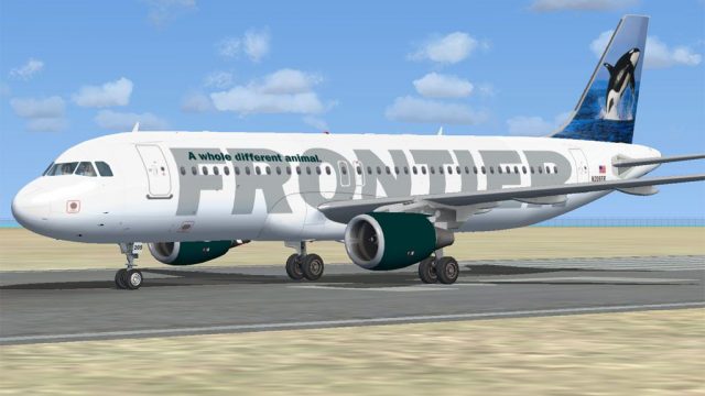 Screenshot 1 — Frontier Airlines A320-214