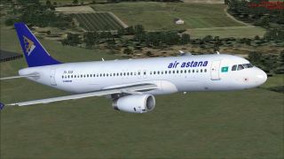 Screenshot 3 — Air Astana Airbus A320-231 P4-XAS