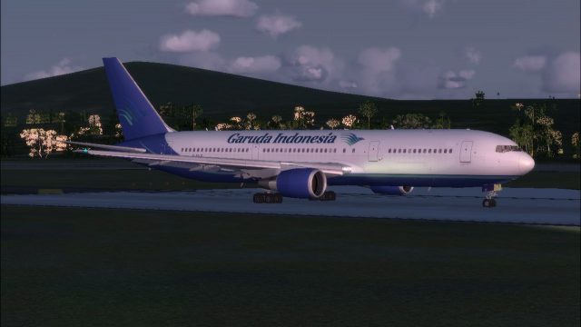Screenshot 1 — Garuda Indonesia Boeing 767-31L G-DAJC