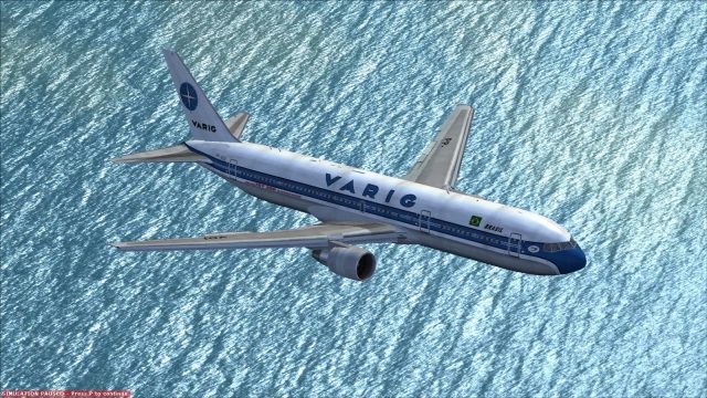 Screenshot 1 — Varig Boeing 767-300 PP-VOI