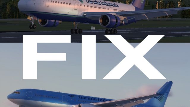 Screenshot 1 — Garuda Indonesia Boeing 767-300 Fix