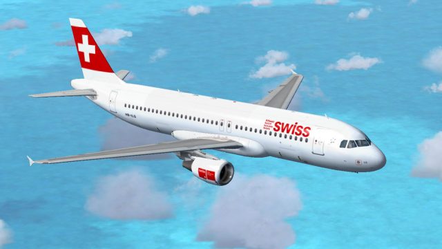 Screenshot 1 — Swiss International Airbus A320-214