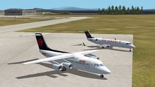 Screenshot 11 — AFCAD and flightplans for 47 airports in B.C