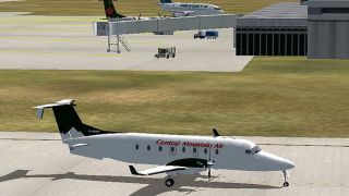 Screenshot 10 — AFCAD and flightplans for 47 airports in B.C