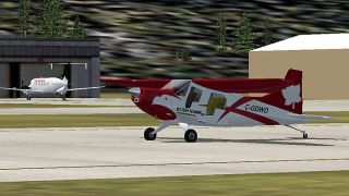 Screenshot 8 — AFCAD and flightplans for 47 airports in B.C