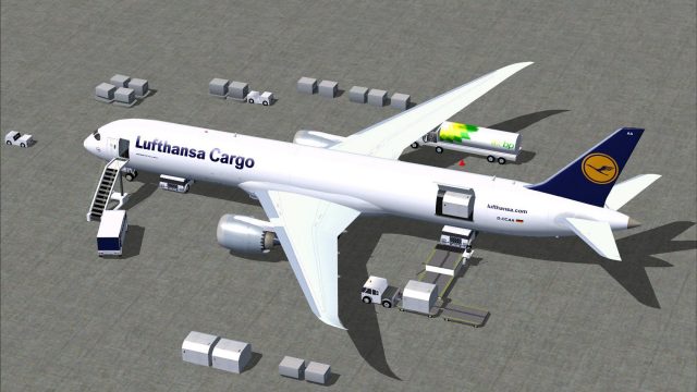 Screenshot 1 — Lufthansa Cargo Boeing 787-9 Cargo V4