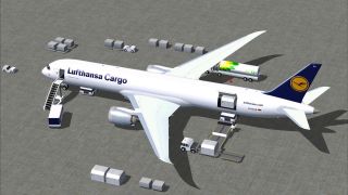 Screenshot 1 — Lufthansa Cargo Boeing 787-9 Cargo V4