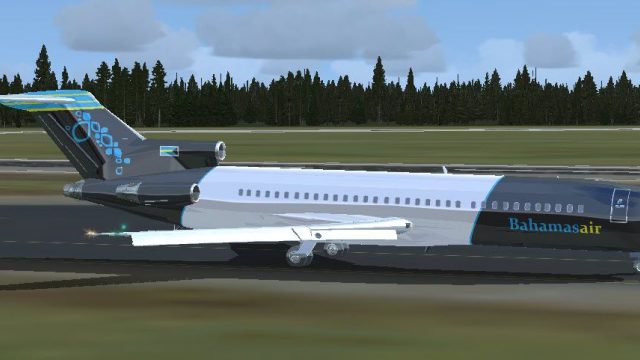 Screenshot 1 — Bahamasair Boeing 727-217