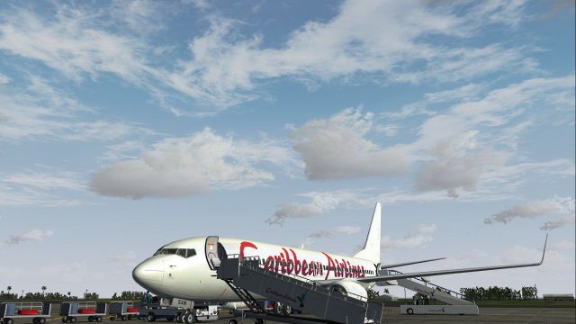Screenshot 1 — Caribbean Airlines Boeing 737-800 NGX 9Y-SXM