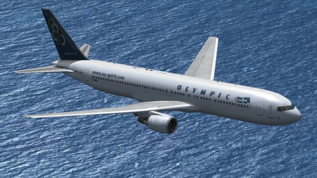 Screenshot 1 — Olympic Air Boeing 767-300