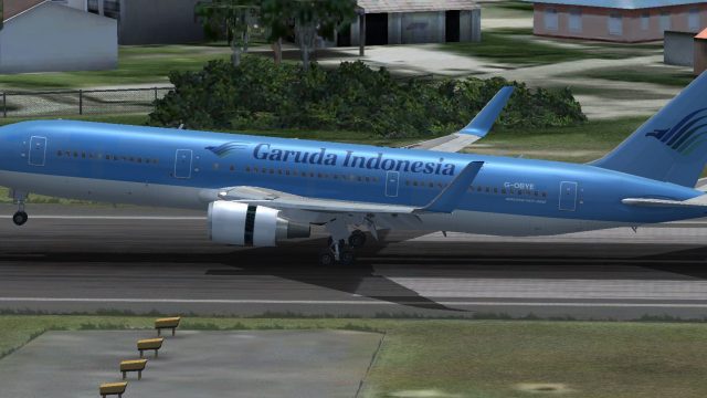 Screenshot 1 — Garuda Indonesia Boeing 767-304/ER