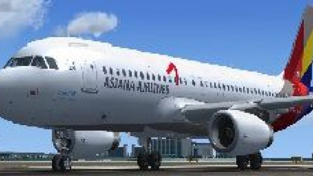 Screenshot 1 — Asiana Airlines Airbus A320-211