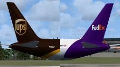 Screenshot 1 — FedEx/UPS Boeing 767-300F Model Update
