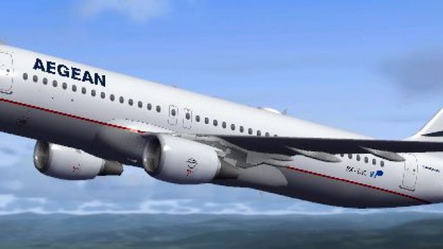 Screenshot 1 — Aegean Airbus A320-211