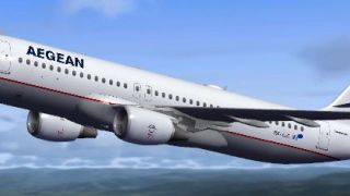 Screenshot 1 — Aegean Airbus A320-211