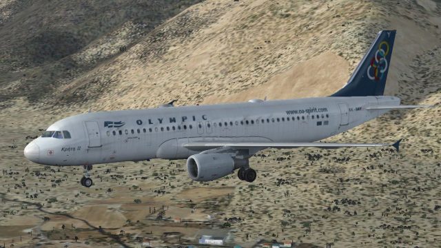 Screenshot 1 — Olympic Air Airbus A320-211