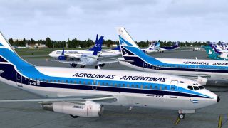 Screenshot 1 — Aerolineas Argentinas Retro Boeing 737-200