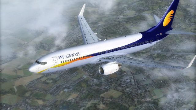 Screenshot 1 — Jet Airways Boeing 737-800WL