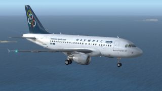 Screenshot 1 — Olympic Air Airbus A318