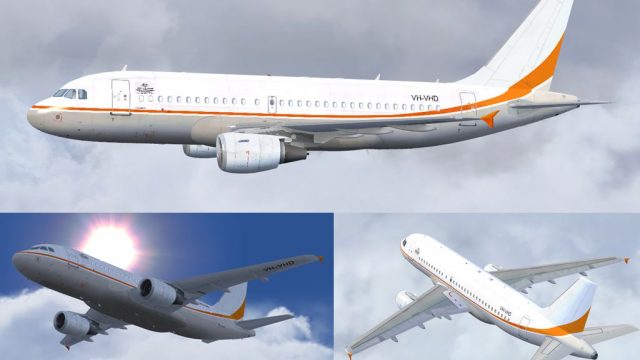 Screenshot 1 — Skytraders Airbus A319LR/ACJ