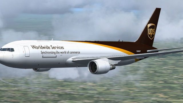 Screenshot 1 — UPS Boeing 767-34AF/ER