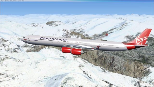 Screenshot 1 — Virgin Atlantic Airways Airbus A340-600 G-VRED