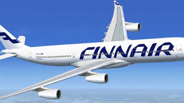 Screenshot 1 — Finnair Airbus A340-300 OH-LQC