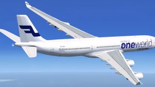 Screenshot 3 — Finnair Airbus A340-300 Oneworld