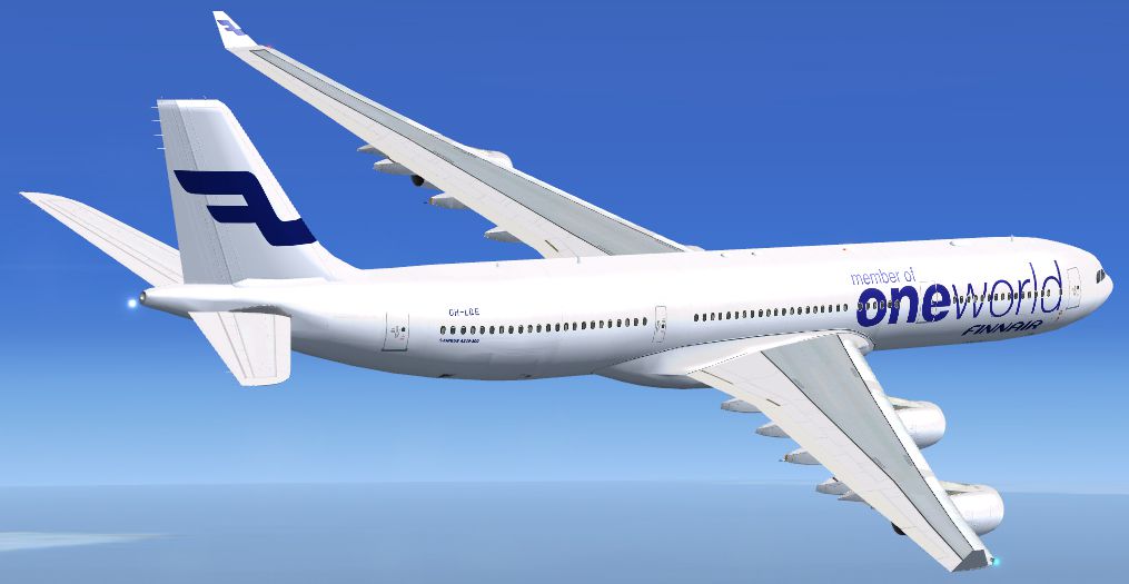 Finnair Airbus A340-300 Oneworld for FSX