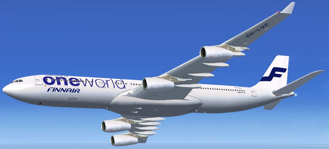 Finnair Airbus A340-300 Oneworld for FSX