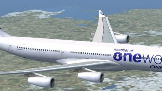 Screenshot 1 — Finnair Airbus A340-300 Oneworld