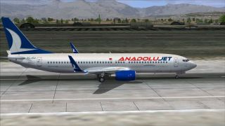 Screenshot 1 — Anadolujet Boeing 737-8F2 TC-JGJ