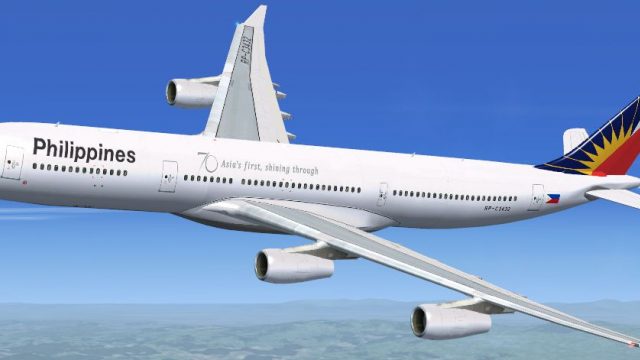 Screenshot 1 — Philippine Airlines Airbus A340-300