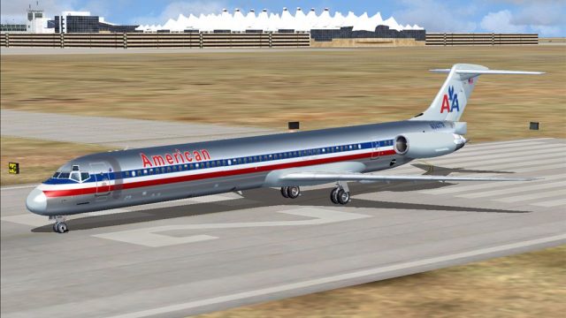Screenshot 1 — American Airlines McDonnell Douglas MD-83